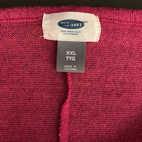 Old Navy size XXL Pink Sweater lightweight - Picture 6 of 6